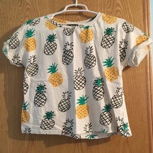 Pinapple Crop Top